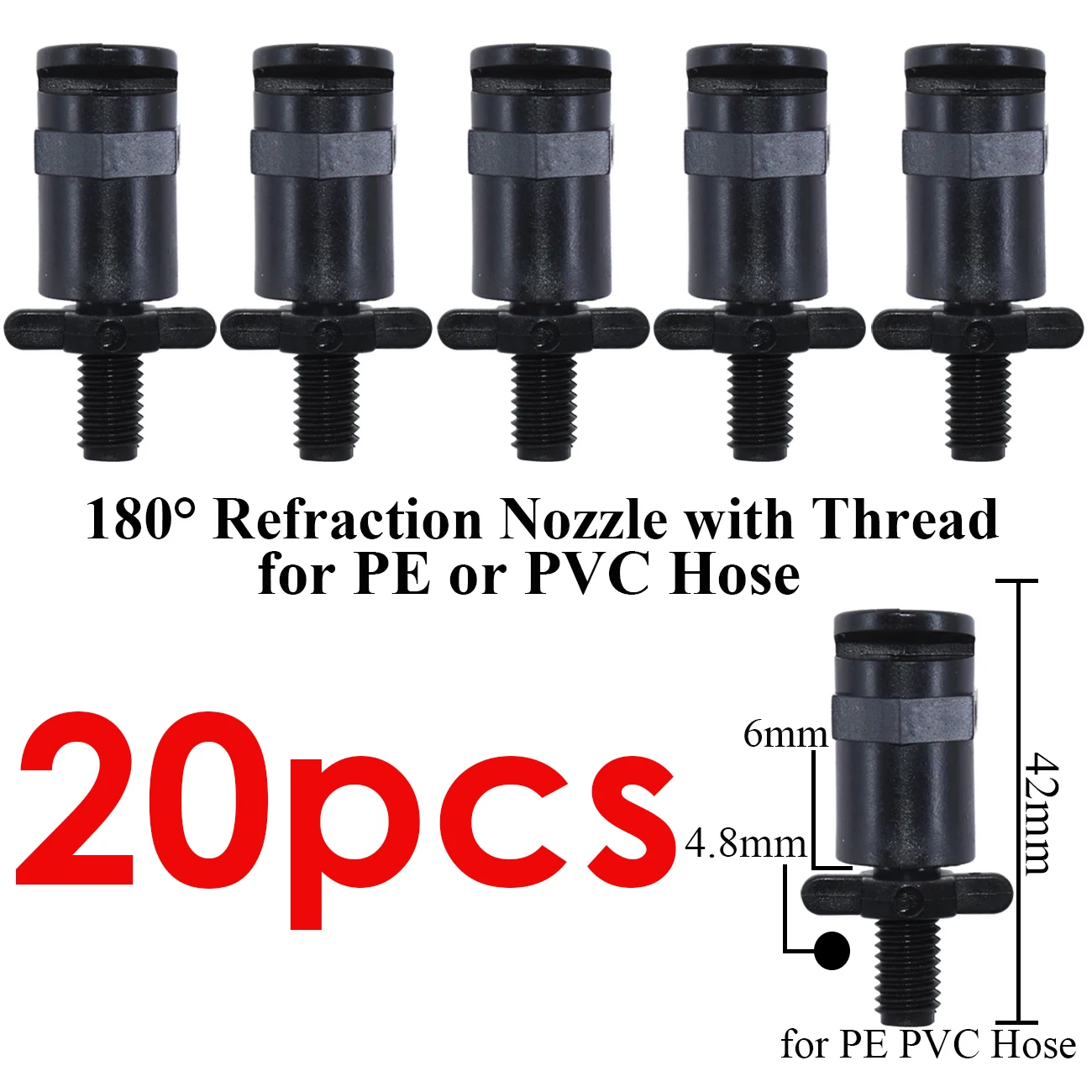 

Распылительные насадки для полива KESLA, 20 шт.