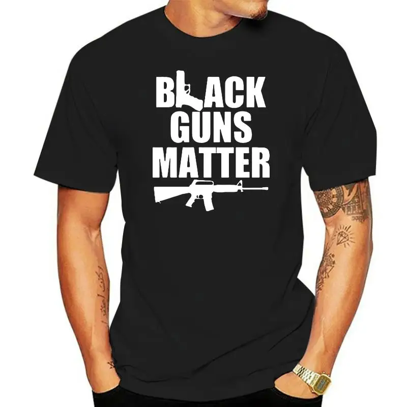 Black Guns Matter 9Mm Ar15 Blm Nra - T Shirt Male Female Tee Shirt