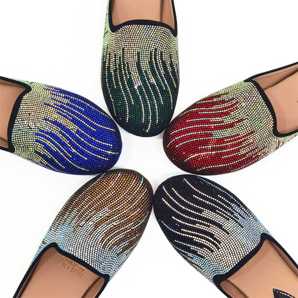 Ltalian Топ дизайнеры 2024 модные роскошные круглые женские летние туфли на низком