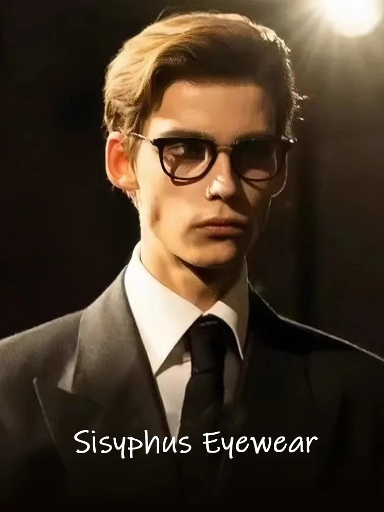 Черная оправа для очков из черепаховой черепахи Мужская пластина Zeiss Essilor