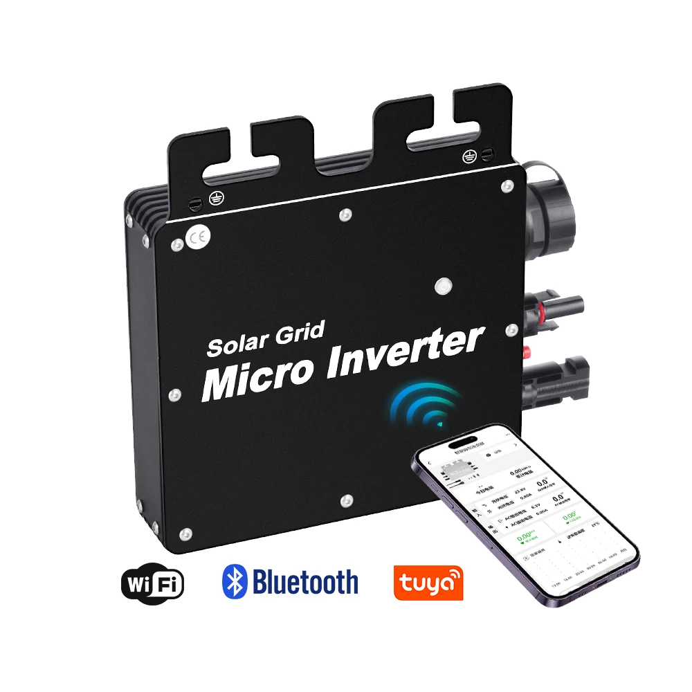 Внутрисетевой микроинвертор 400 Вт микро-Солнечная связь поддержка Wi-Fi мобильное