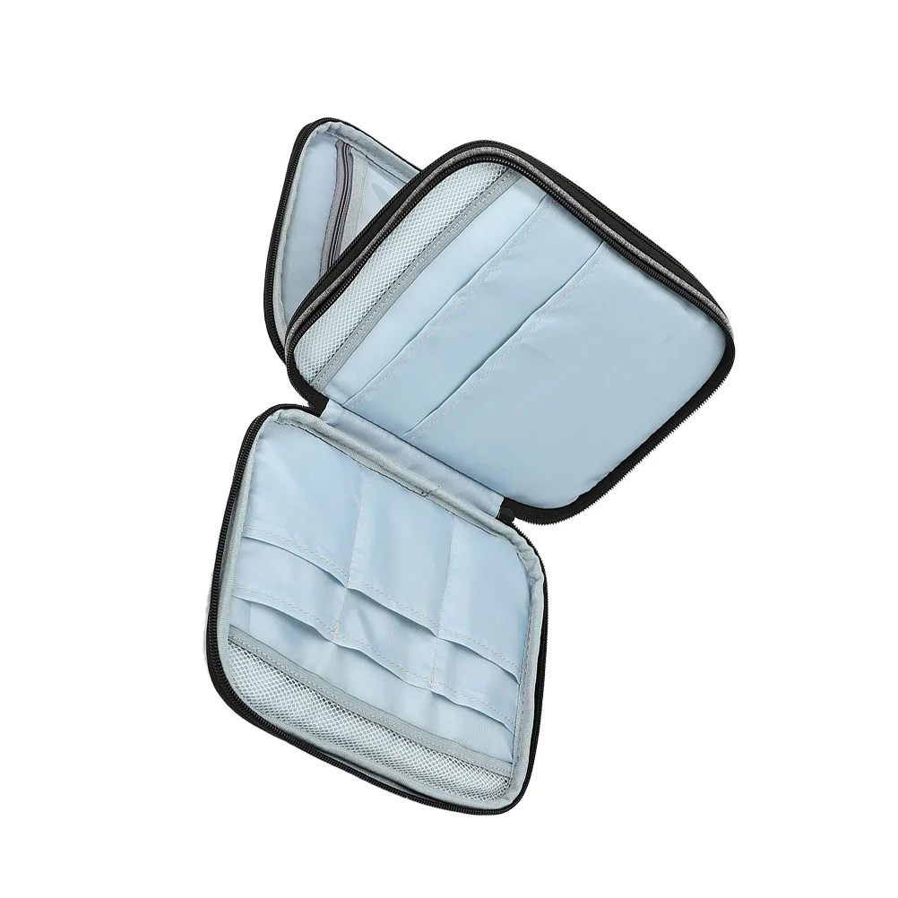 

Needle Knitting Crochet Hook Case Storage Organizer Needles Sweater Holder Circular Zipper Tube Wire Portable Tote Empty