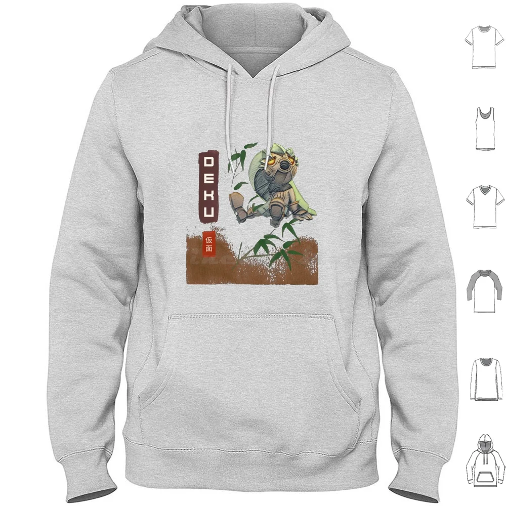 

Маскарадная маска Deku Link Sumi-E, стильная толстовка из хлопка с длинным рукавом