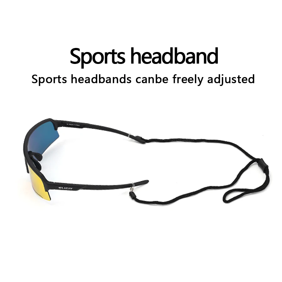 Модные спортивные солнцезащитные очки ELICIT UV400 для улицы велоспорта рыбалки бега