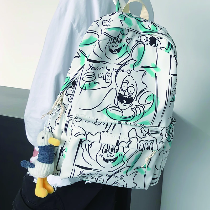 

2023 рюкзаки для женщин, новинка, модная школьная сумка в студенческом стиле, высококачественный дорожный рюкзак для студентов, Женский вмест...