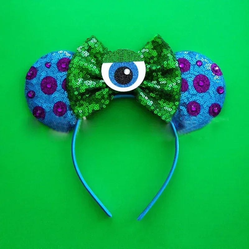 Disney Monsters University Ears Head Band Women Pixar Sullivan Headband Girl Inc Hair Accessories Kid Wazowski Hairband