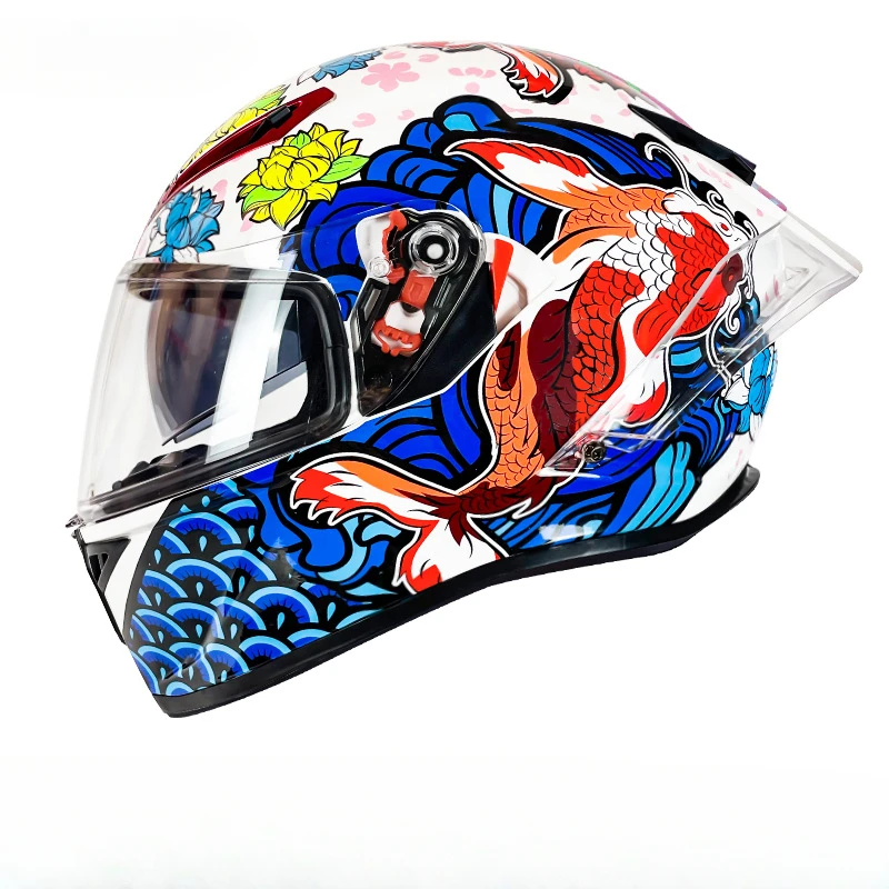 Мотоциклетный шлем розового цвета закрытый для женщин черный с сертификацией DOT