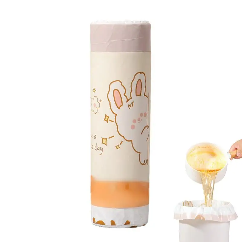 

Bathroom Trash Bags Household Drawstring Garbage Bags Thickened Unscented Trash Bag For Trash Cans Kitchen And Bathroom