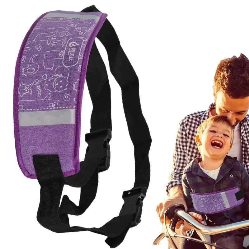 

Child Motorcycle Harness Breathable Motorcycle Rear Seat Safety Belt Non-Slip Strap Motorcycle Seat Strap For Kids Reflective