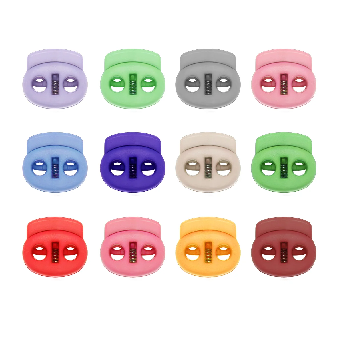 

25PCS Colored Cord Stopper Drawstring Stopper Diy Lock