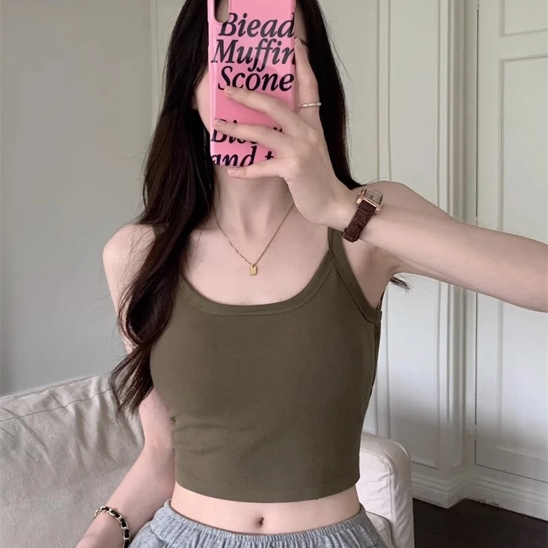 Женский укороченный топ с открытой спиной