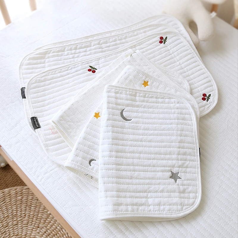 

Baby Pillow Embroidery Infant Sleeping Pillows Four Seasons Soft Comforting Towel for Newborn Baby Bedding Almohadas Para Bebé