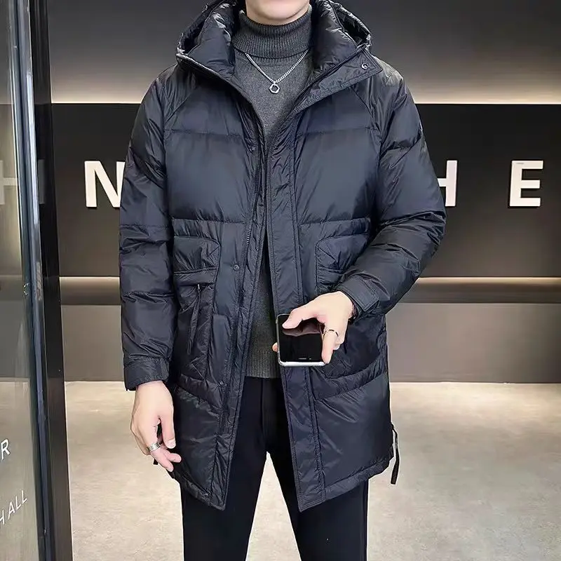 Пуховик средней длины