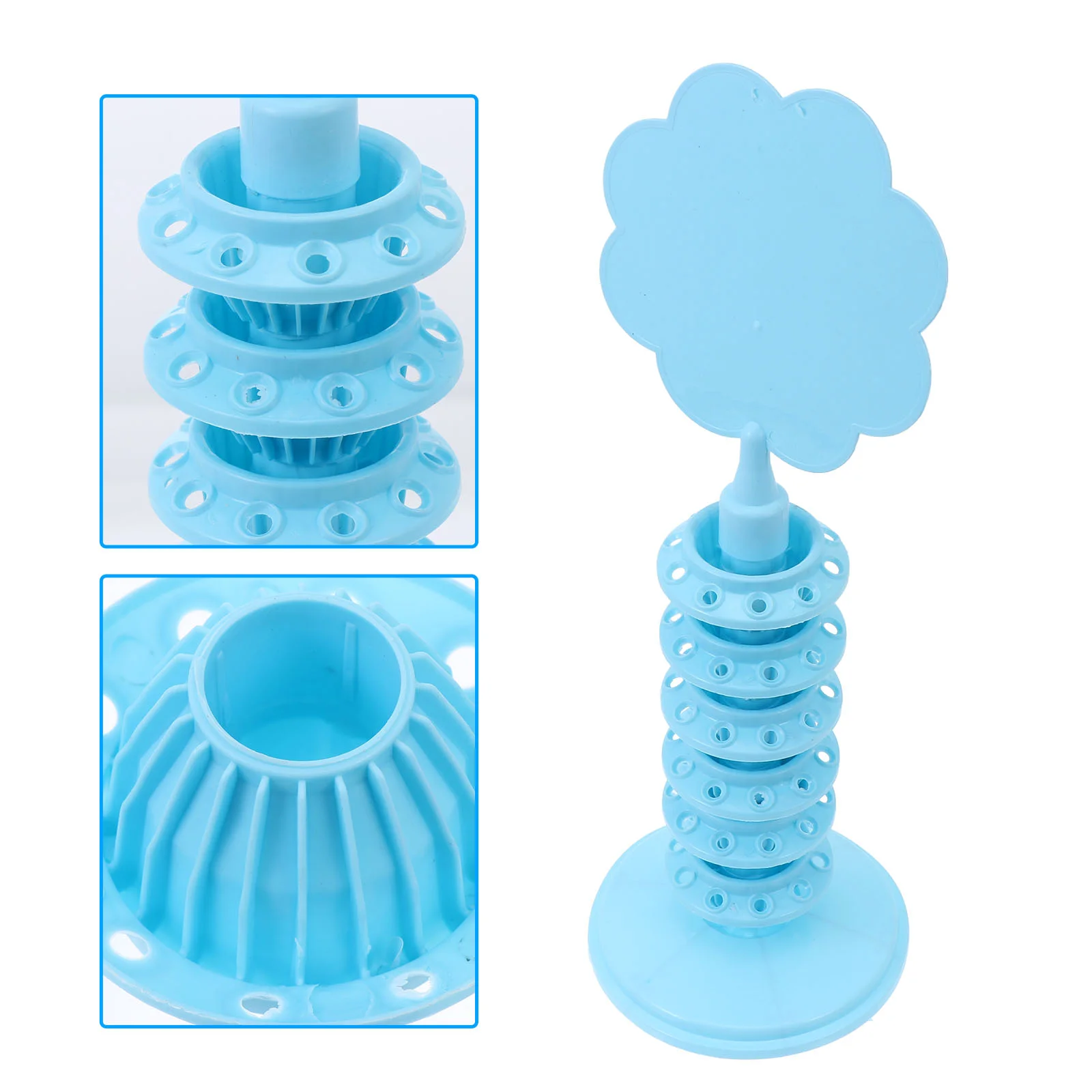 

Lollipop Stand Holder Cake Displayrack Base Decorativeparty Candy Showers Tower Sugar Baby Holedessert Wood Holes Acrylic Sticks