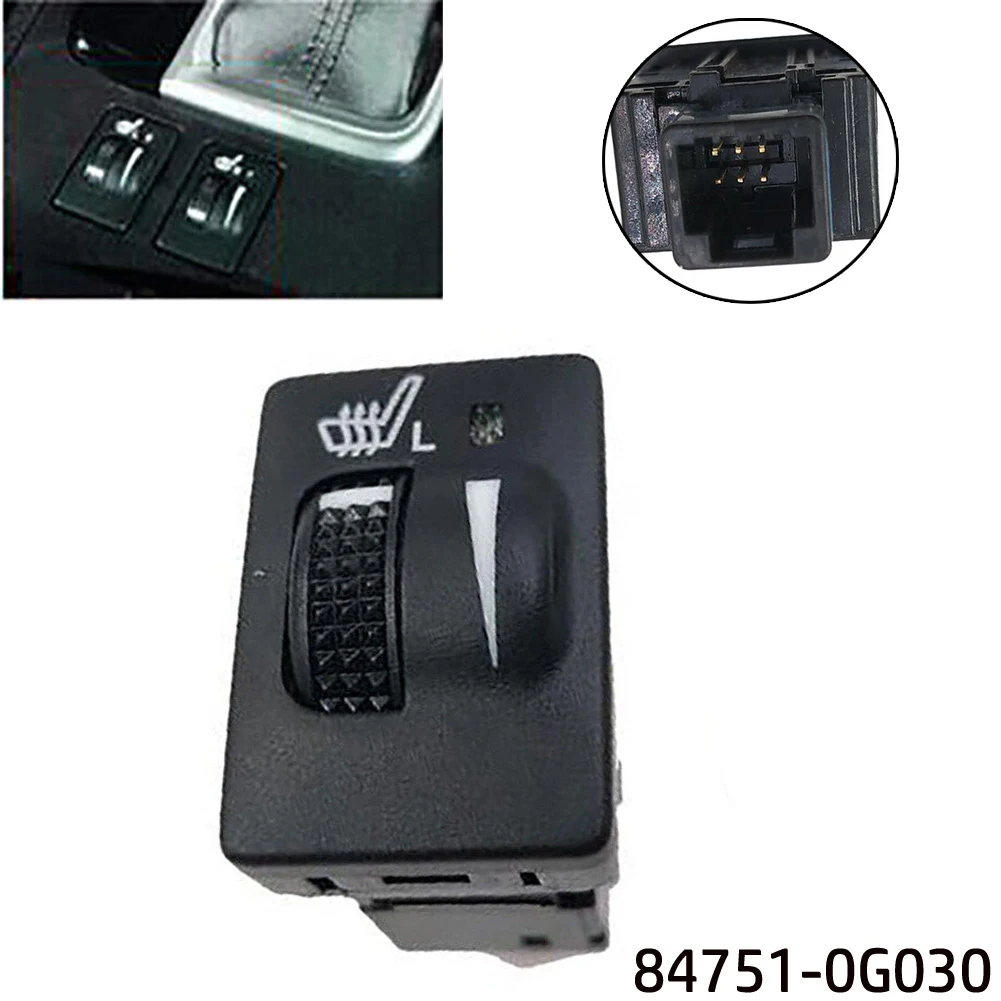 

Car Seat Heated Switch Left Side Heating Control Button 84751-0G030 For Toyota For Land Cruiser Camry Reiz