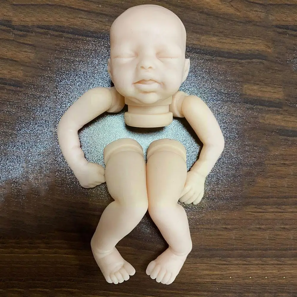 

9inch Reborn Dolls Kit Mini Baby Small Size Unfinished Body With Diy Parts Cloth Dolls M7w5