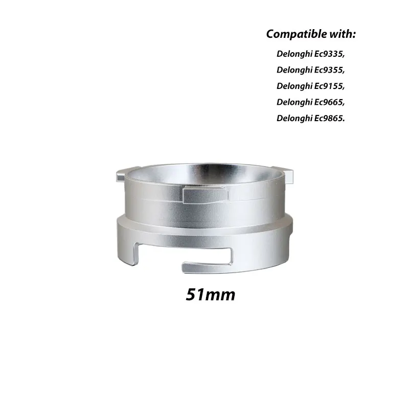 

Кольцо для дозирования кофе 51 мм 54 мм дозирующая воронка для Delonghi EC9355/9665 Breville 870/878 кофемашина инструмент для бариста кофейная посуда