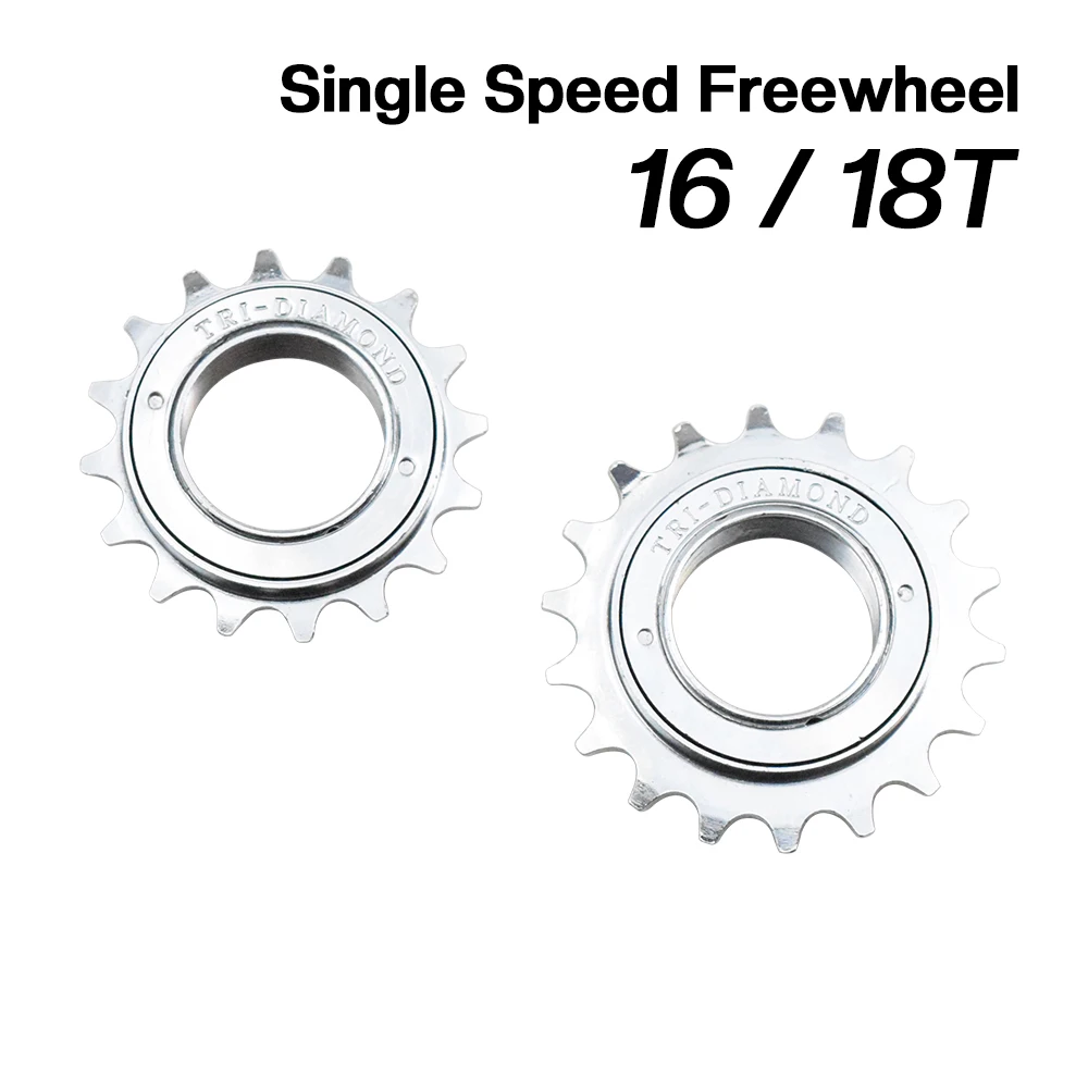 

16T 18T Single Speed Bike Freewheel Accessories 34mm 1SP BMX Fixed Gear Electric Bicycle Flywheel Sprocket