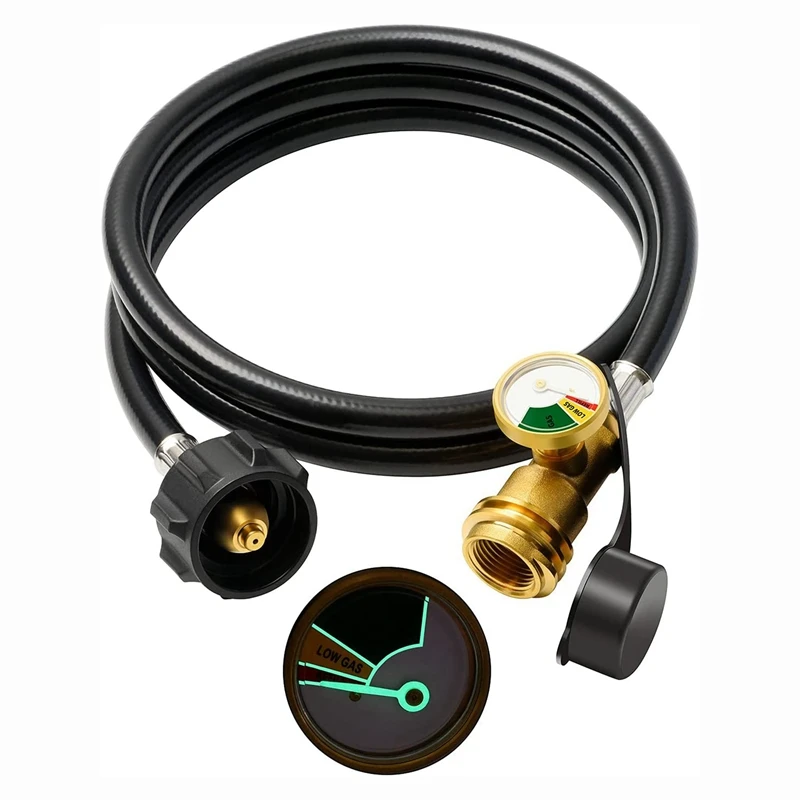 

Удлинительный шланг для бензобака, 5 футов, с манометром 0-30psi, латунные фитинги QCC (наружная резьба)/POL (внутренняя резьба)