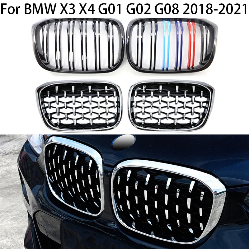 

Передняя решетка радиатора для BMW X3 G01 G08 X4 G02 2018-2021