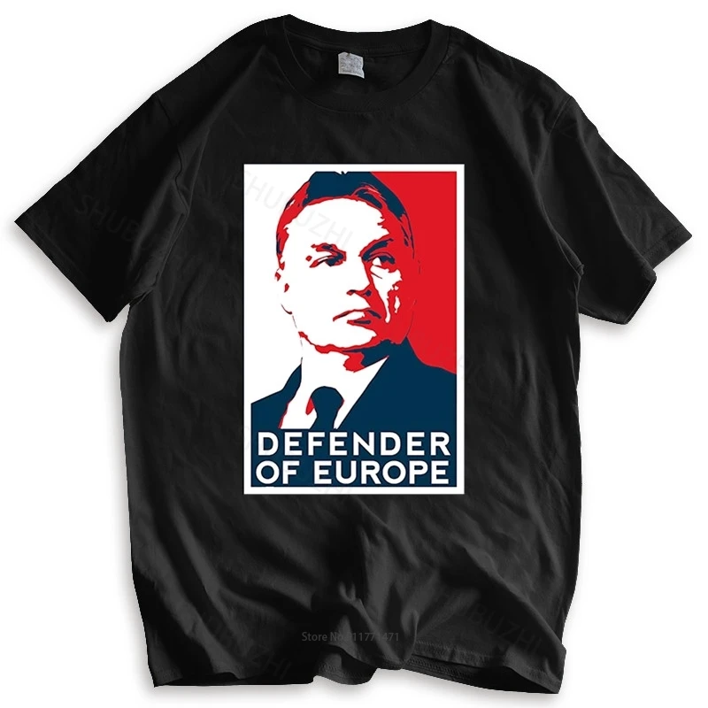 

Мужская хлопковая футболка с V-образным вырезом Orban Венгрия Ungarn Будапешт грензэ Европа новая мода футболка мужская футболка