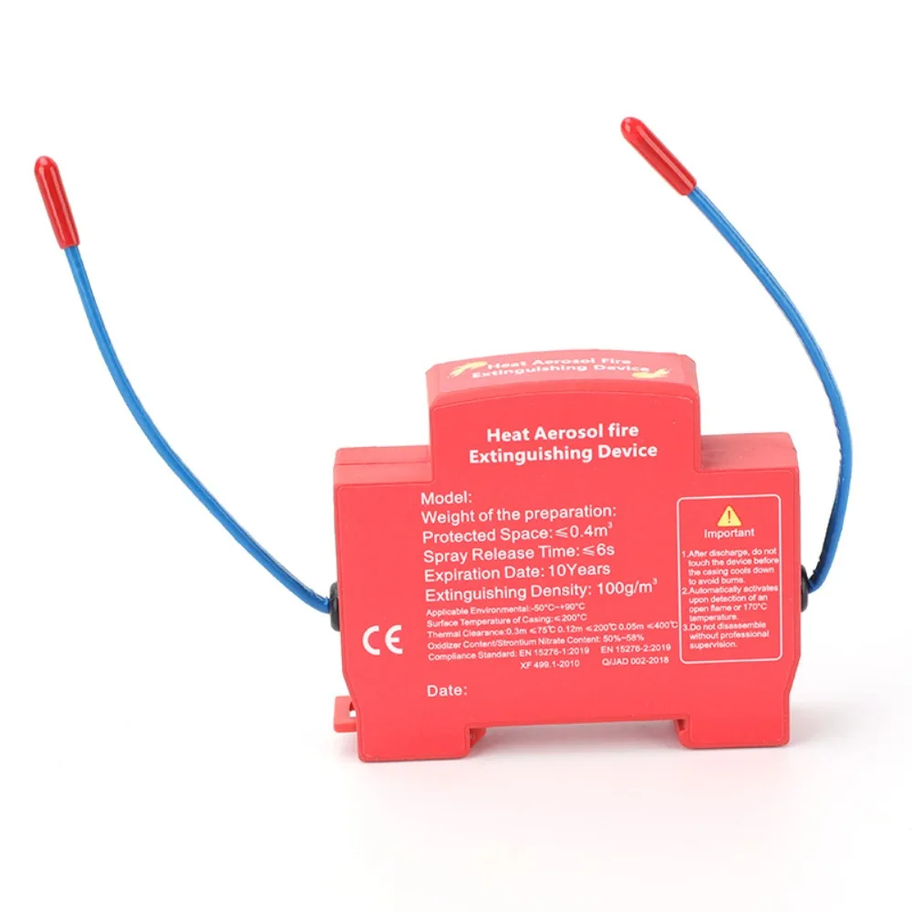 

Автоматический пожарный огнетушитель DIN-рейка красный