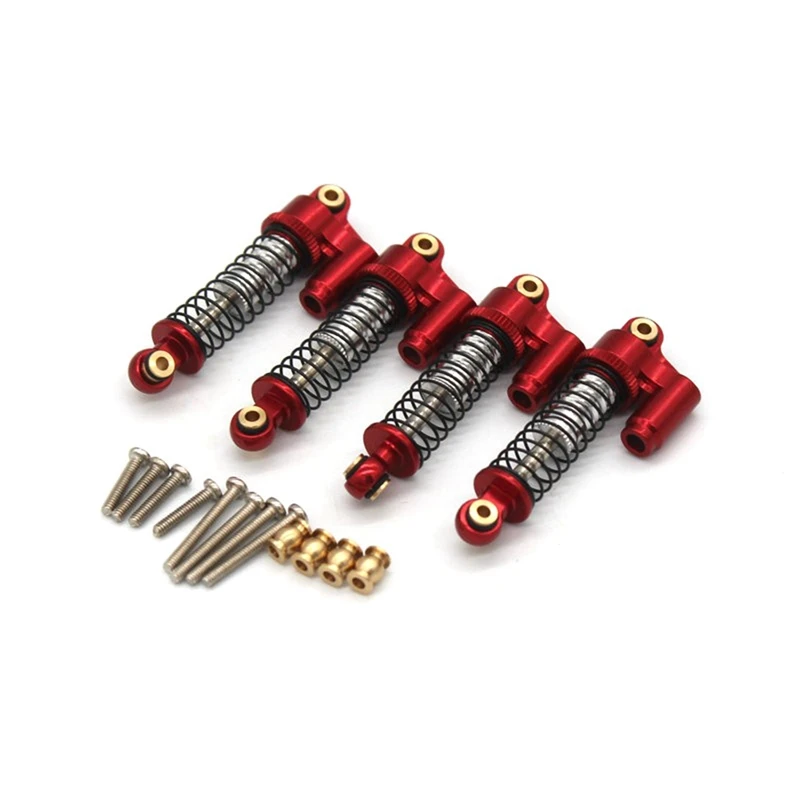 

1 Set Shock Absorber Hydraulic Shock Absorber For FMS 1/18 Watchman FJ Kuluze Red Rabbit Desert Storm Remote Control Car Red