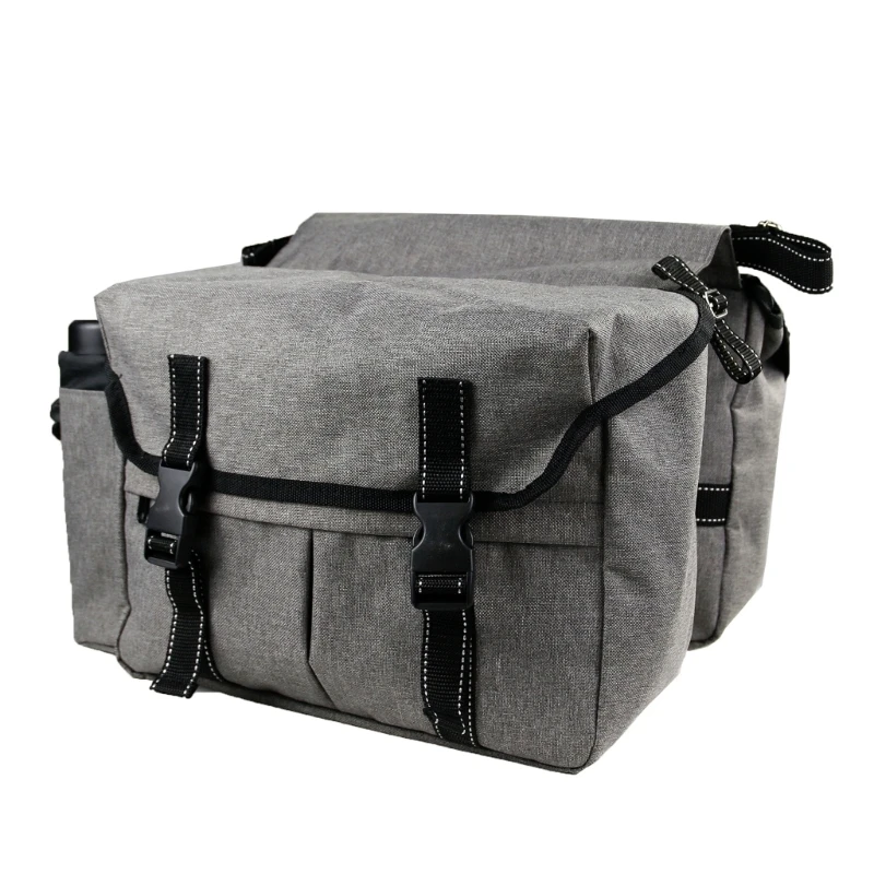 

40L Cargo Rack Carrier Double Trunk Cycling Pannier Pouch Bag Waterproof NEW