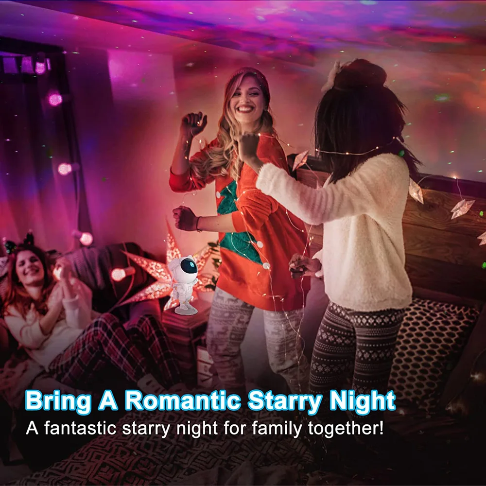 Звездный проектор Galaxy ночник с изображением звездного неба для детской спальни