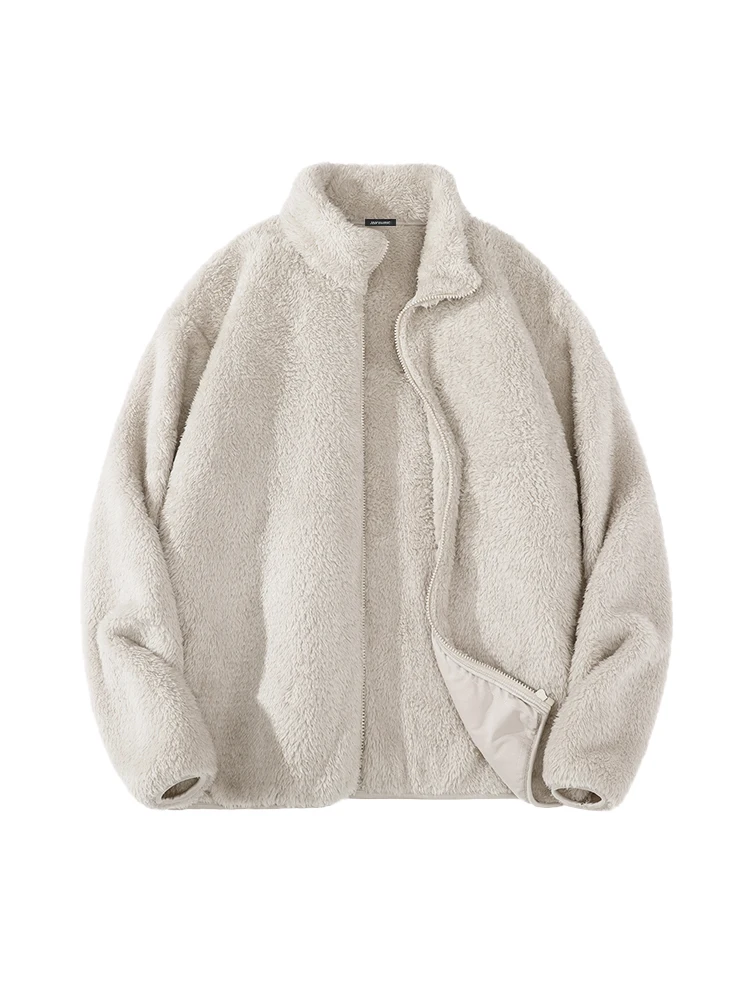 GV Zhenvis двусторонняя плюшевая верхняя одежда мужская зимняя теплая куртка из