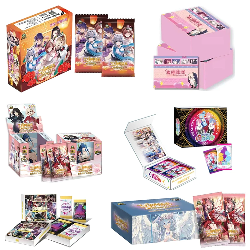 Goddess Story Collection Cards Booster Box Puzzle Bikini Anime Table Playing Game Board Cards