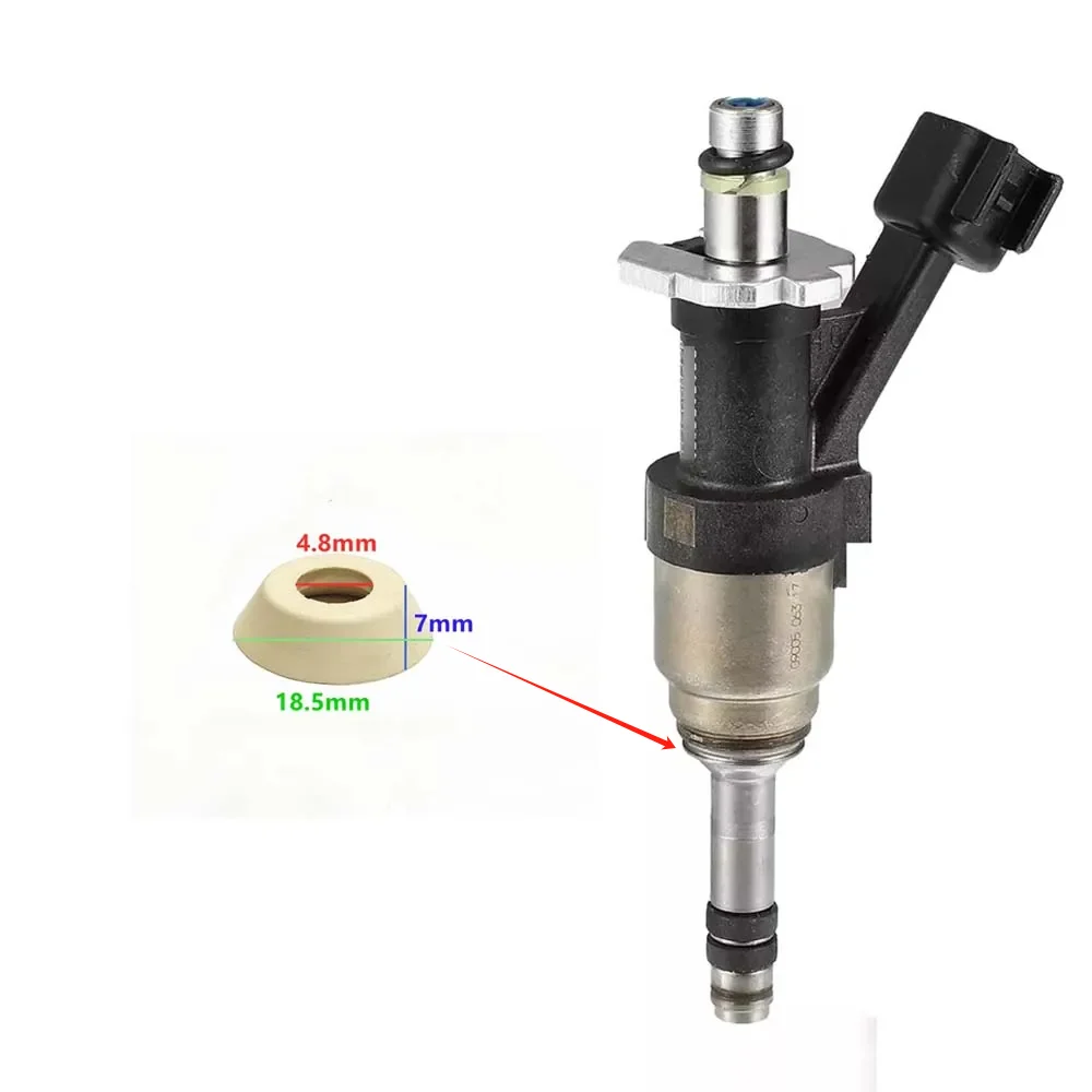 

100 шт. Ремкомплект топливной форсунки GDI резиновое уплотнение для Volvo для GM Chevrolet Silverado GMC грузовики 4,3 л 5,3 л 12668390