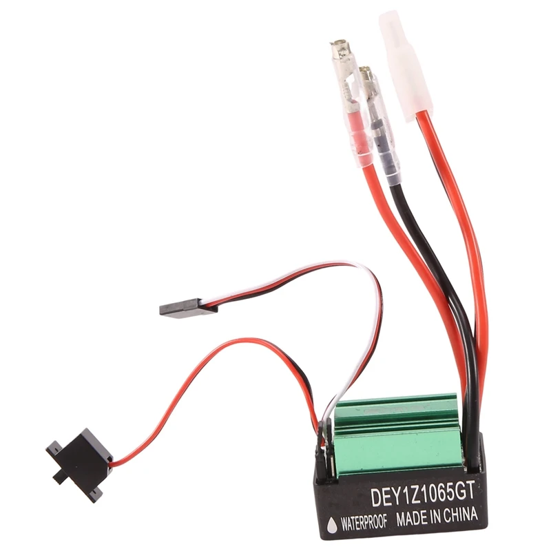 

65A ESC Waterproof Brushed Electric Speed Controller With Tamiya Plug For Traxxas Trx4 Axial SCX10 HSP RC4WD HPI RC Car