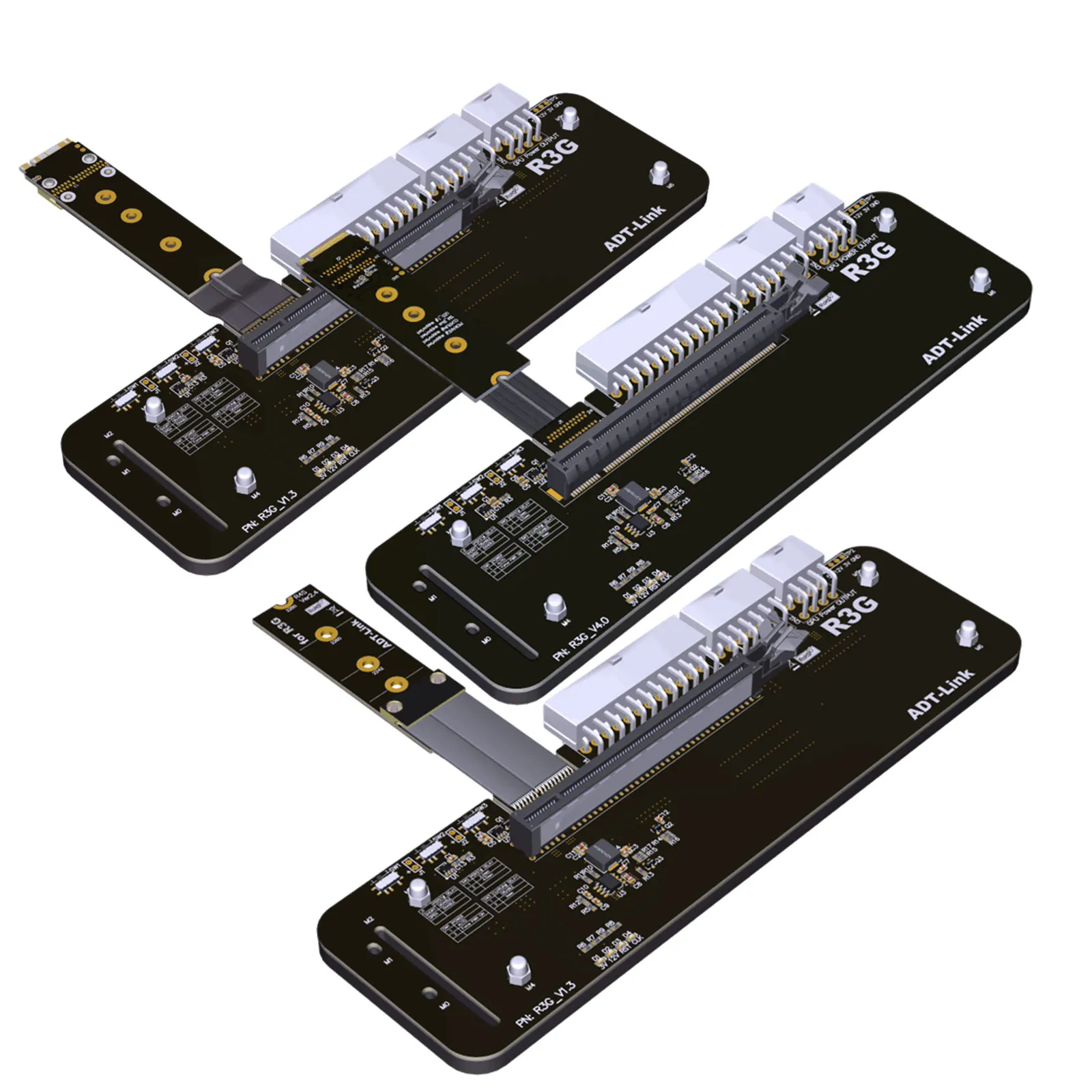 

ADT-Link R43SG M.2 Key M Graphics Card Bracket PCIe 3.0 X4 X16 Riser Cable 32Gbs