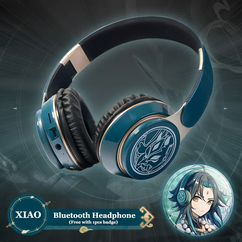 Наушники Genshin Impact Xiao Klee Hu Tao реквизит для косплея Беспроводная Bluetooth гарнитура
