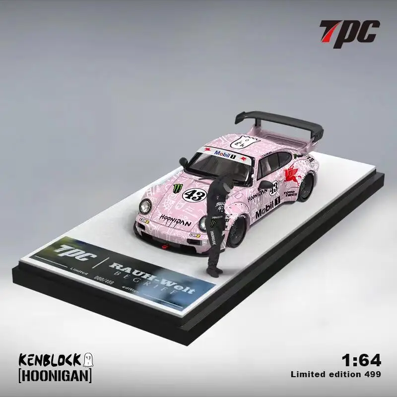 

PreSale TPC 1:64 RWB964 Block43 розовый #43 Ограниченная Коллекция литой модели автомобилей 499