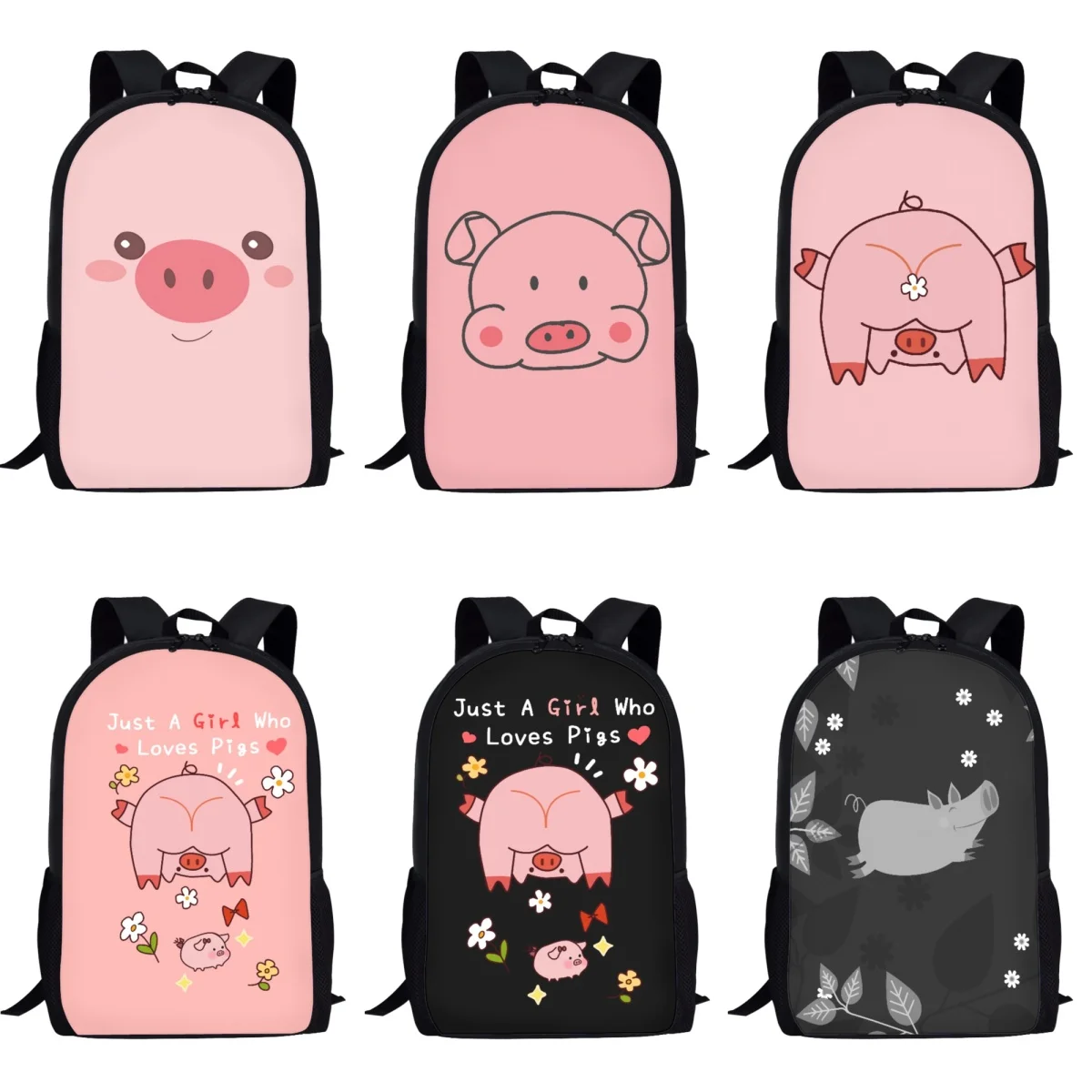 

Cute Cartoon Pig Design Orthopedics School Bags Kids Backpack In Primary Schoolbag For Teenager Boys Girls Book Bag Mochila