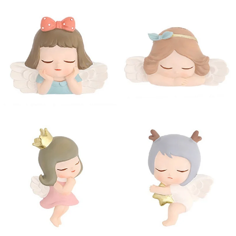 

Cartoon Switch Sticker Angel Girl Room Decor Solid Resin Switch Outlet Wall Sticker Home Decoration Accessories