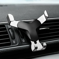 gravity car holder for phone in car air vent mount clip cell holder no mobile phone stand support smartphone voiture