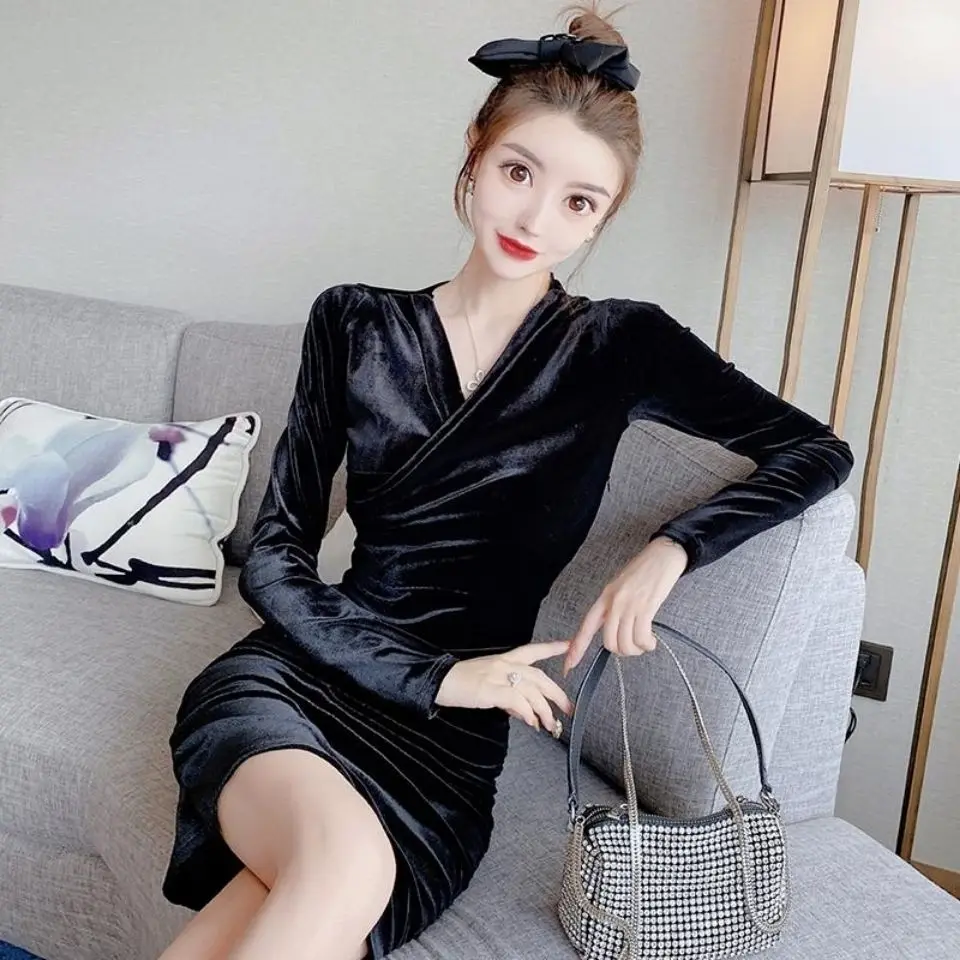 

Модные бандажные повседневные однотонные платья макси с длинным рукавом сексуальные платья макси весна лето осень женская одежда 2023 элега...