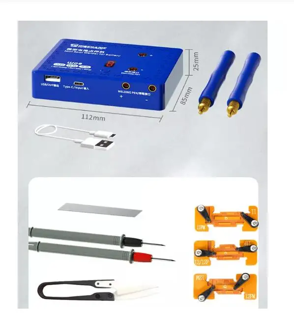 

Mechanic W08 DIY Mini Spot Welder Spot Welding Machine Fast Charge Lithium Battery with Spot Welding Pen Charging Cable