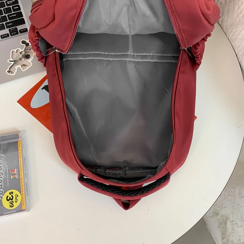 Est Kawaii 100% Waterproof Nylon Transparent PVC Flap Pocket Women School Backpack Girls Schoolbag Casual Bolsa Mochila Bags