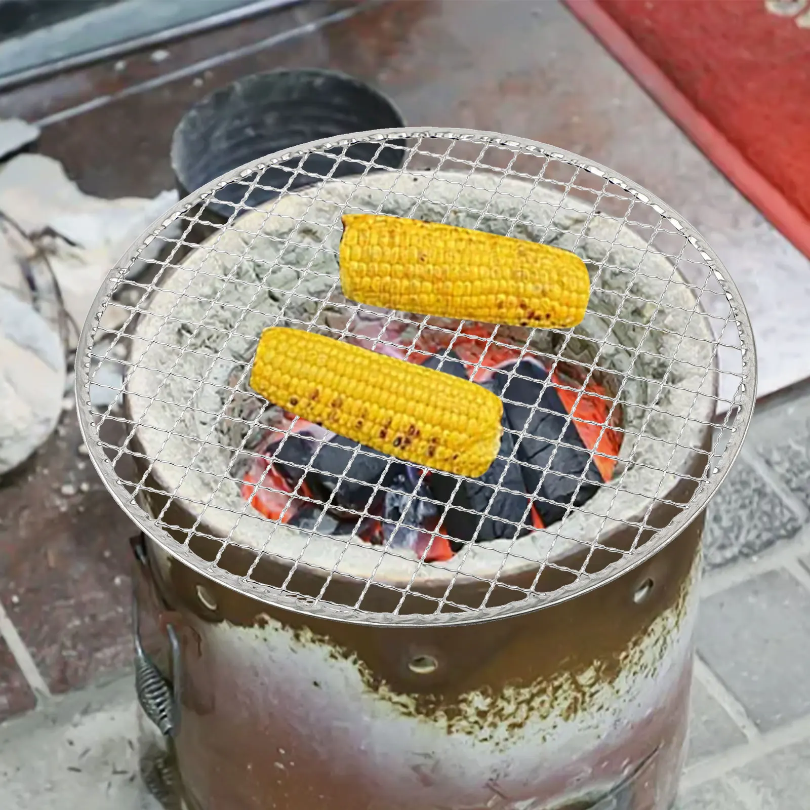 5 шт. одноразовые решетки для гриля 25/28/33 см