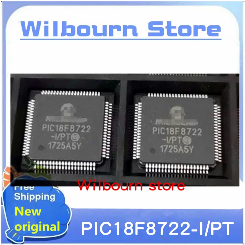 

1 шт./лот PIC18F8722-I/PT PIC18F8722-I/PT QFP80 новый оригинальный