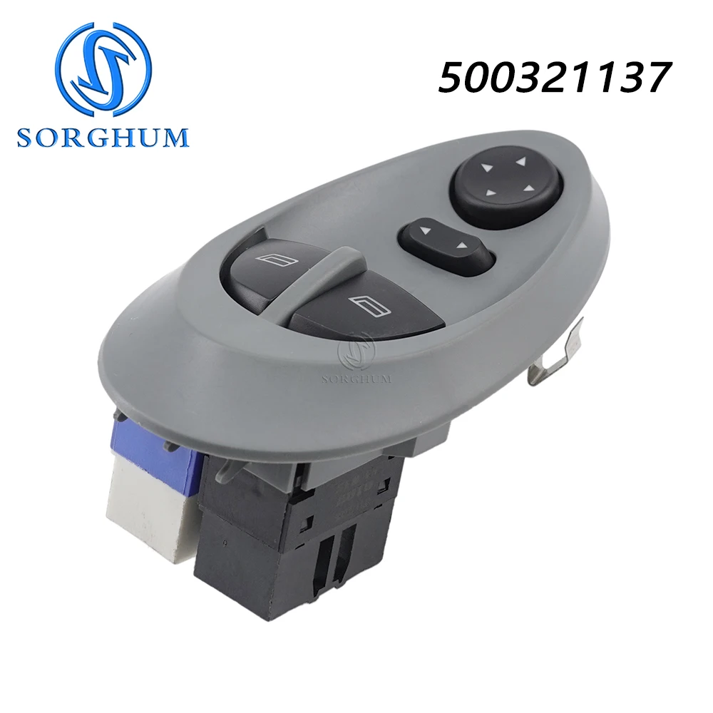 

SORGHUM 500321137 Car For Iveco Daily III 1999-2007 Master Window Regulator Control Switch 97336562 97336903 Drop Shipping