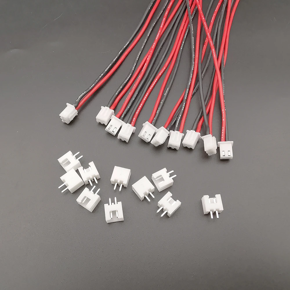 

Комплект JST-XH разъем 1S 2Pin 22AWG силиконовый провод