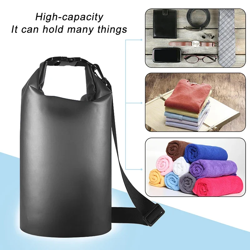 Водонепроницаемая сухая сумка HAISSKY 3L PVCH на плечо для плавания рафтинга каякинга