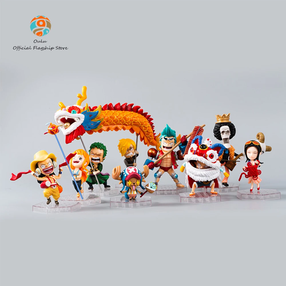 

One Piece Characters Cute Anime Figure Luffy Standing Model Toy Zoro Pvc Statue Figrine Birthday Gift For Children