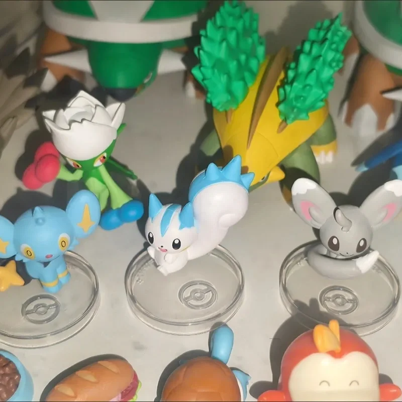 Фото В наличии оригинальная коллекционная фигурка Bandai Pokemon Shinx Sitting Figure Pocket Monster, настольное украшение для коллекционеров и фанатов. №1