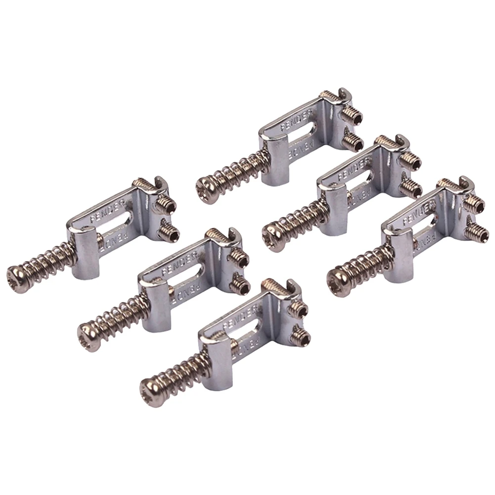 

Guitar Bridge Saddles Roller Tremolo for Fender Strat Stratocaster Tele Telecaster Electric Guitar Accessories Silver